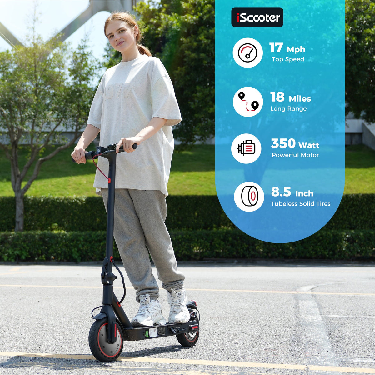 iScooter i8 Series 350/500W Electric Scooter
