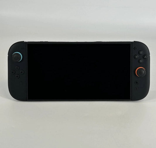 Front of the black Switch 2 console