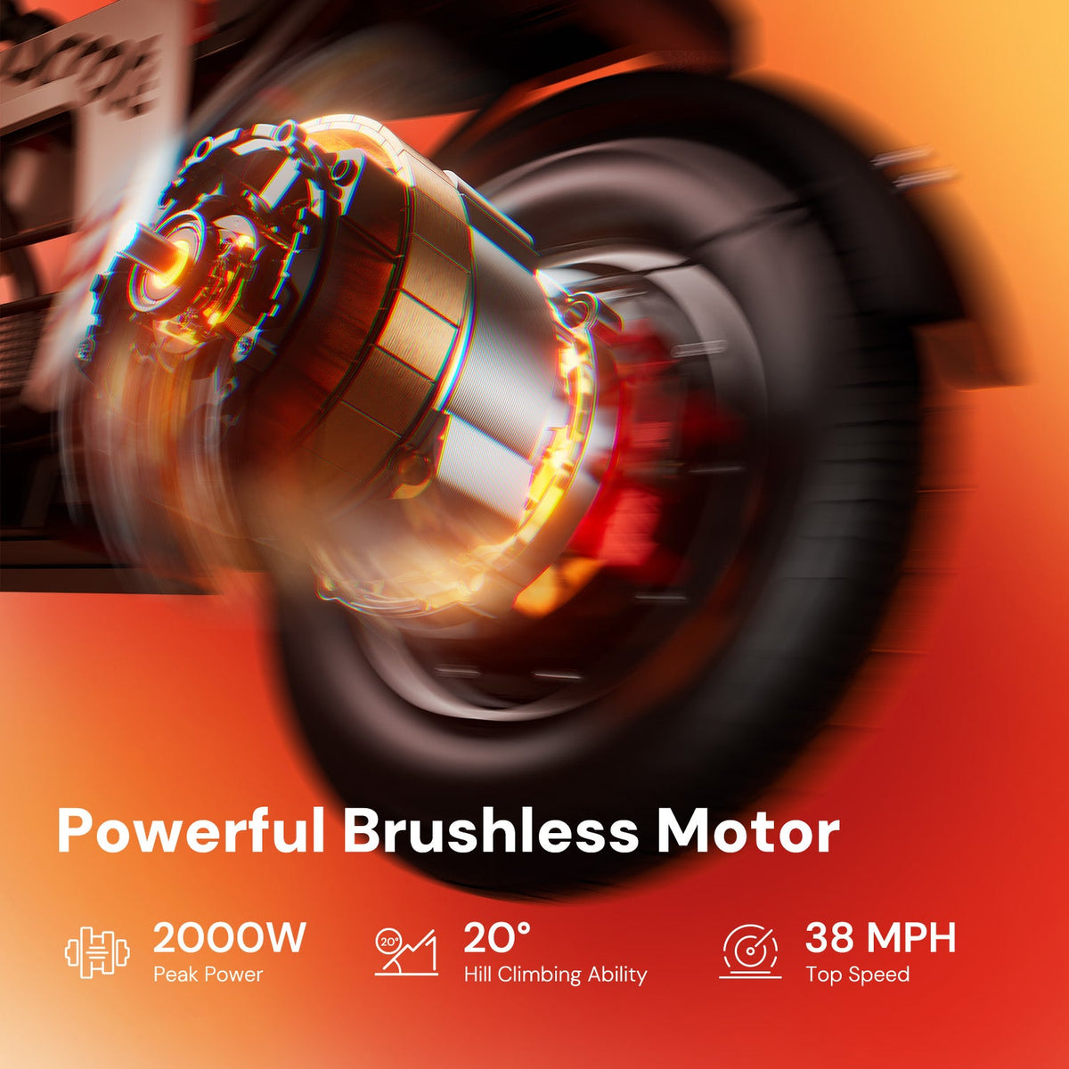 iScooter DX5Pro Electric Scooter with Seat 2000W Motor