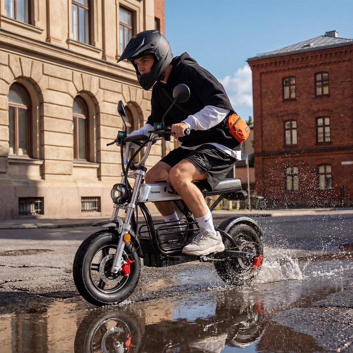 iScooter DX5Pro Electric Scooter with Seat 2000W Motor