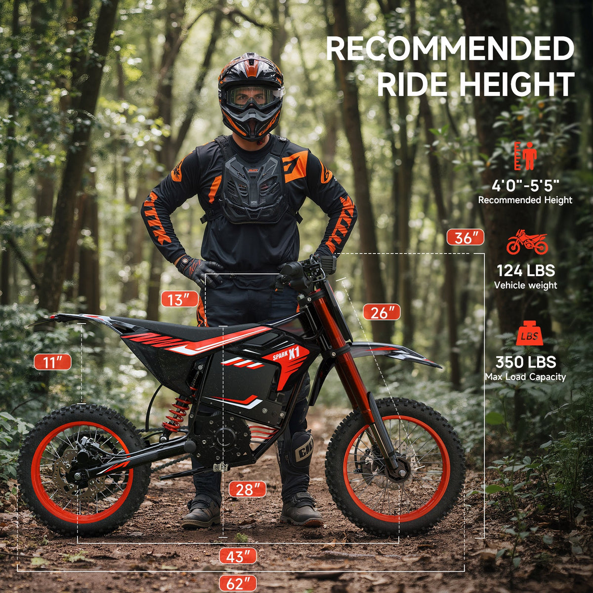 X1 Spark M*2 Electric Mini Bike