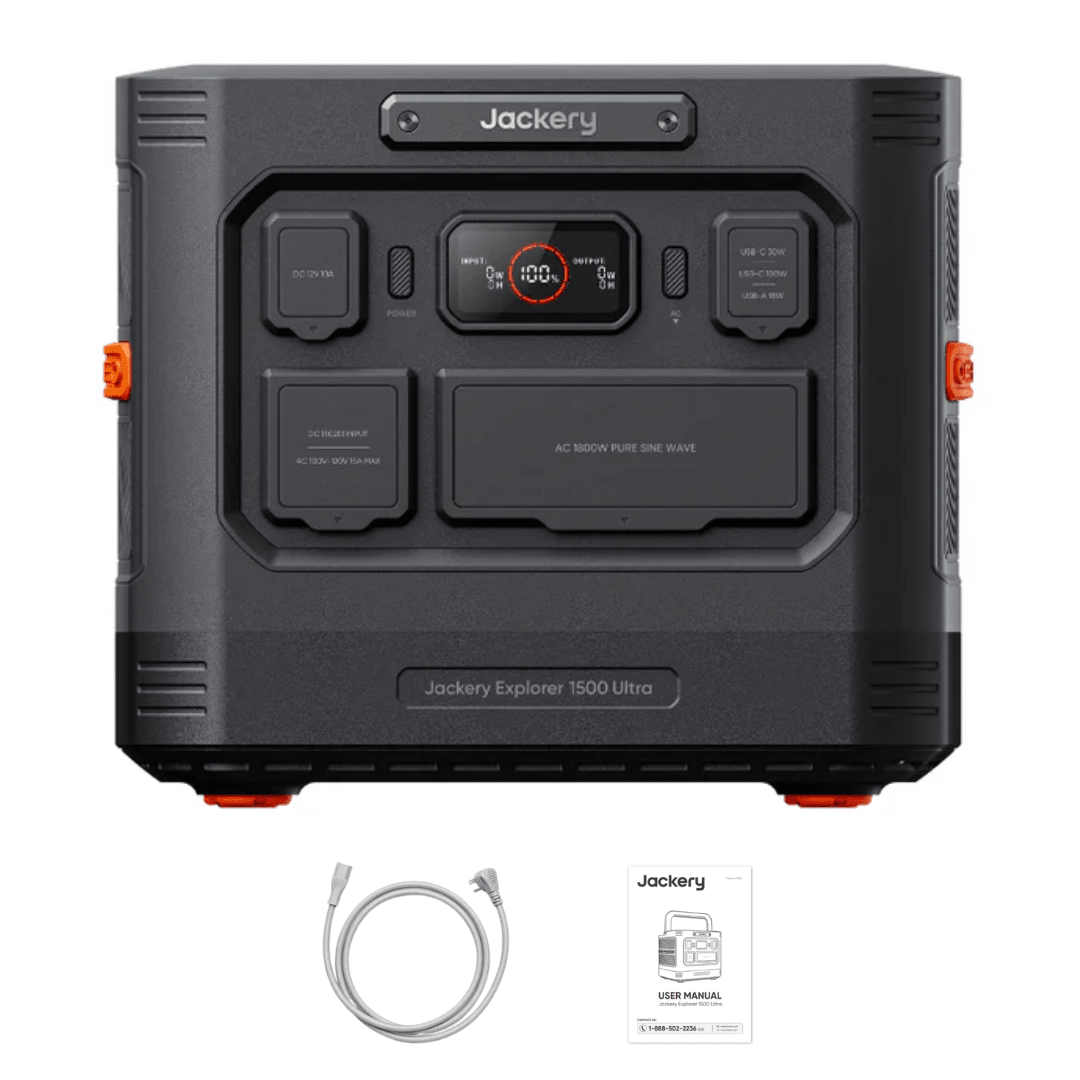 Jackery Explorer 1500 Ultra Portable Power Station
