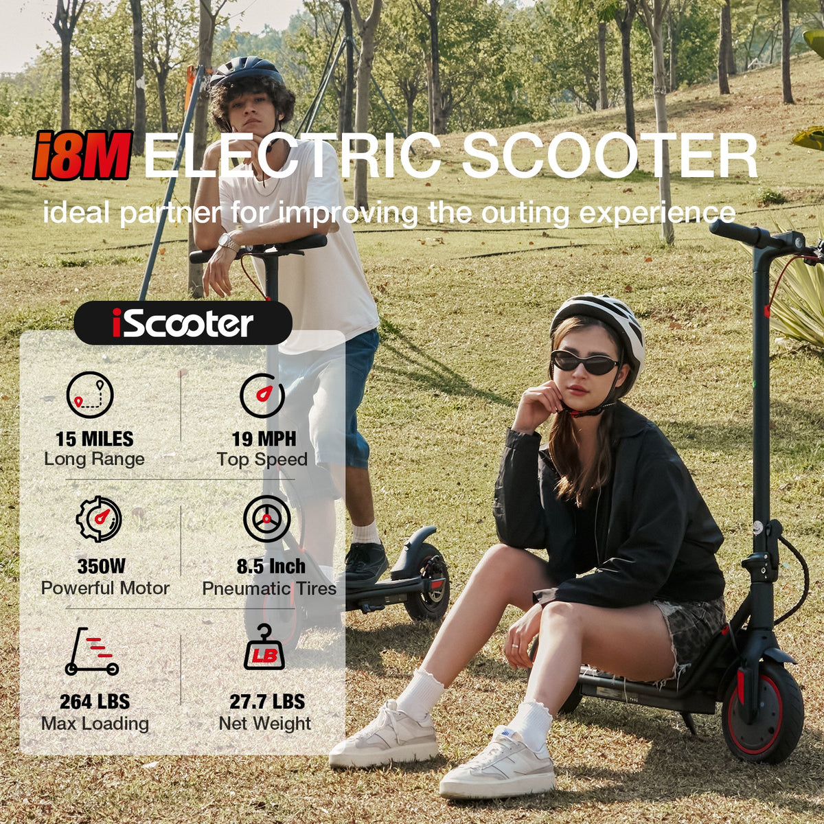 iScooter i8 Series 350/500W Electric Scooter