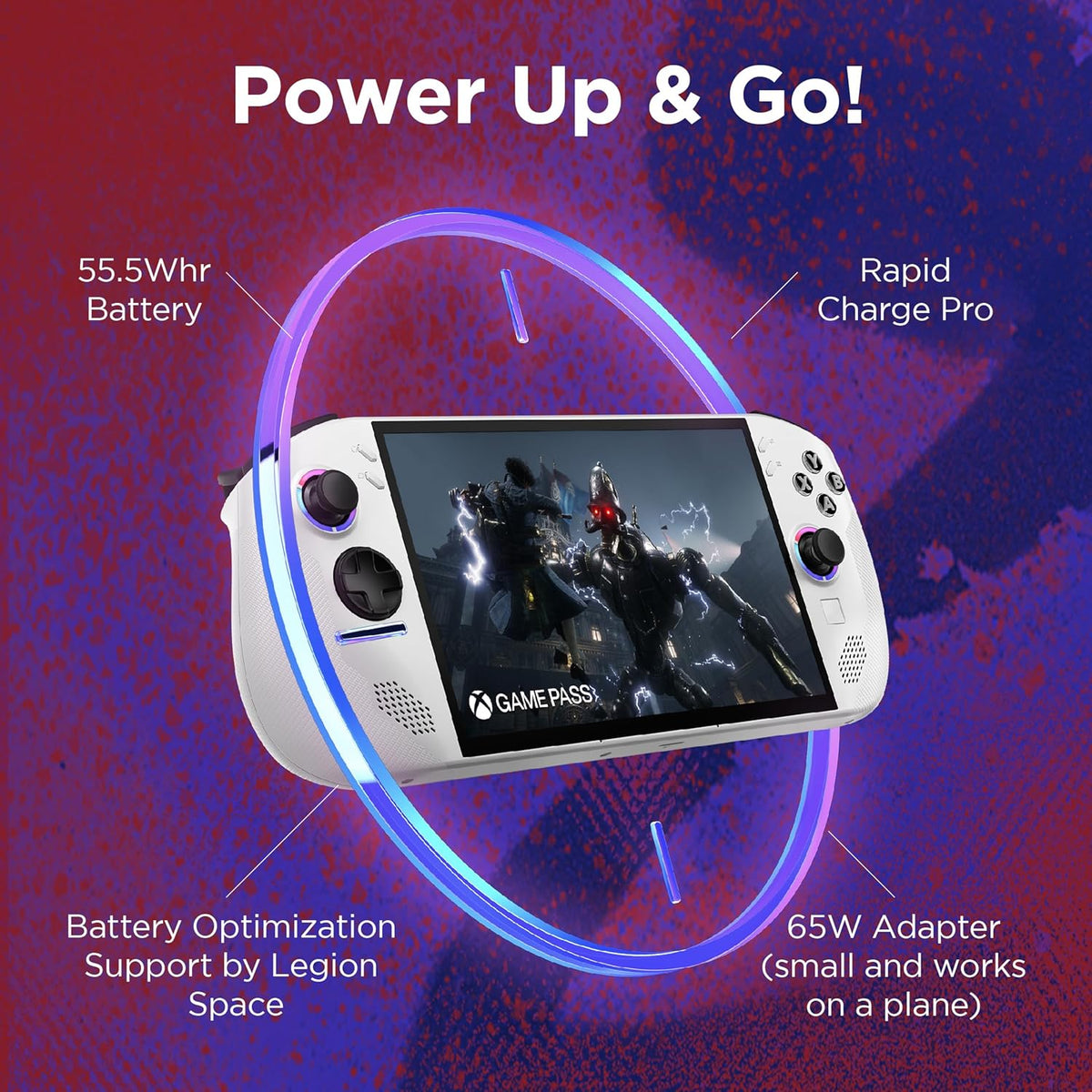 Lenovo Legion Go S Gaming Console 512GB Glacier White