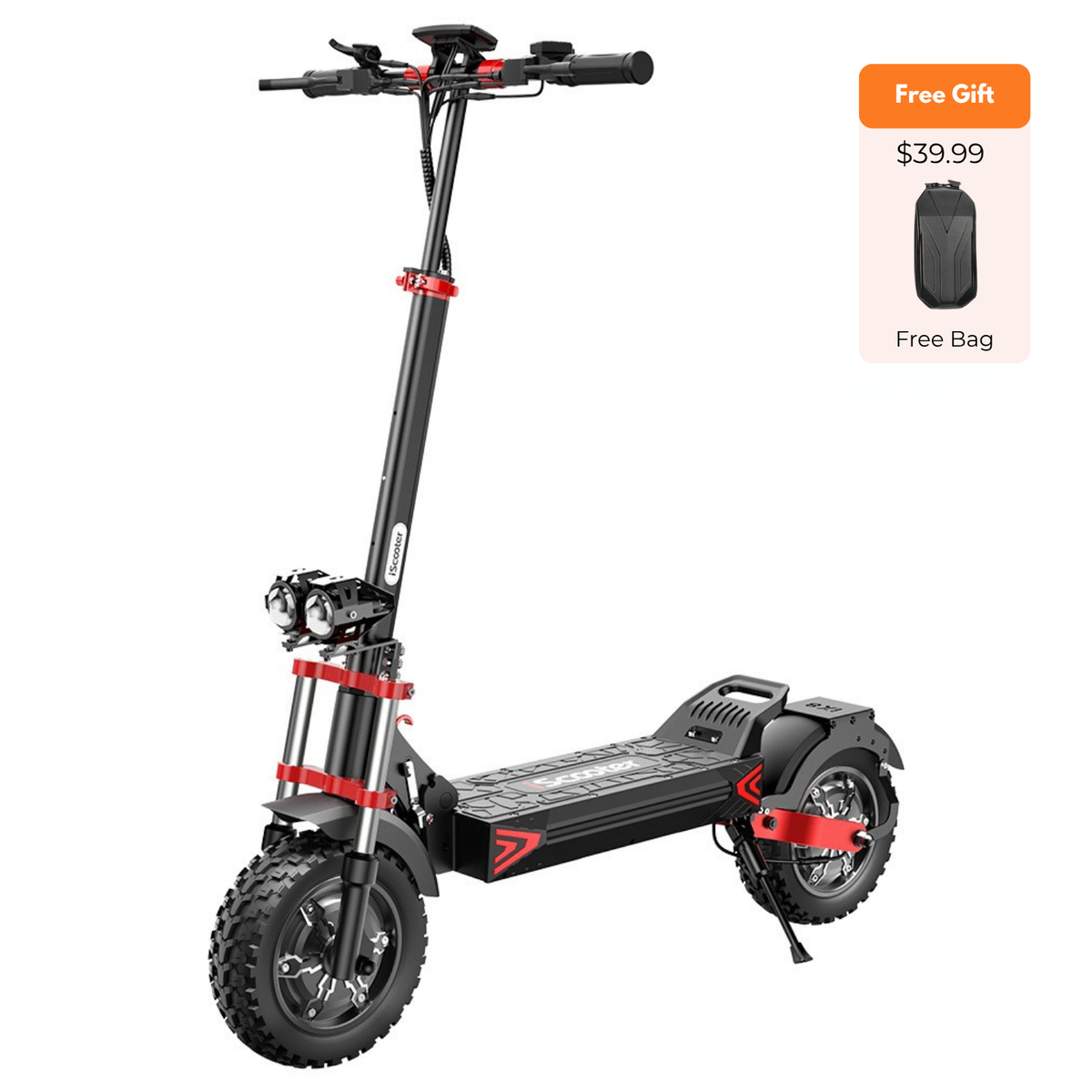 iX8 Off-Road Tires Electric Scooter for Adults 2400W Dual Motor Up to 38MPH