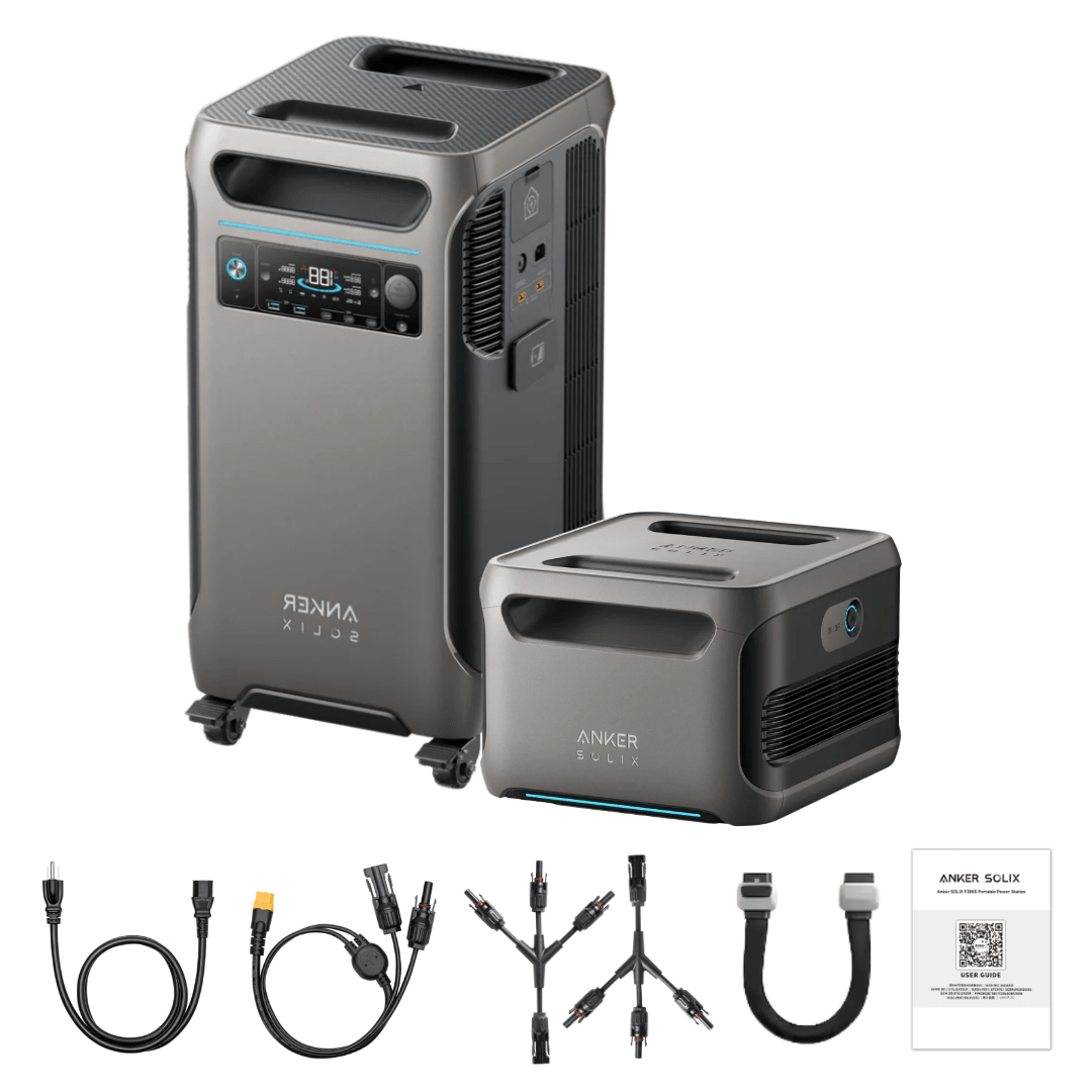 Anker SOLIX F3800 + Expansion Battery, 7680Wh | 6000W