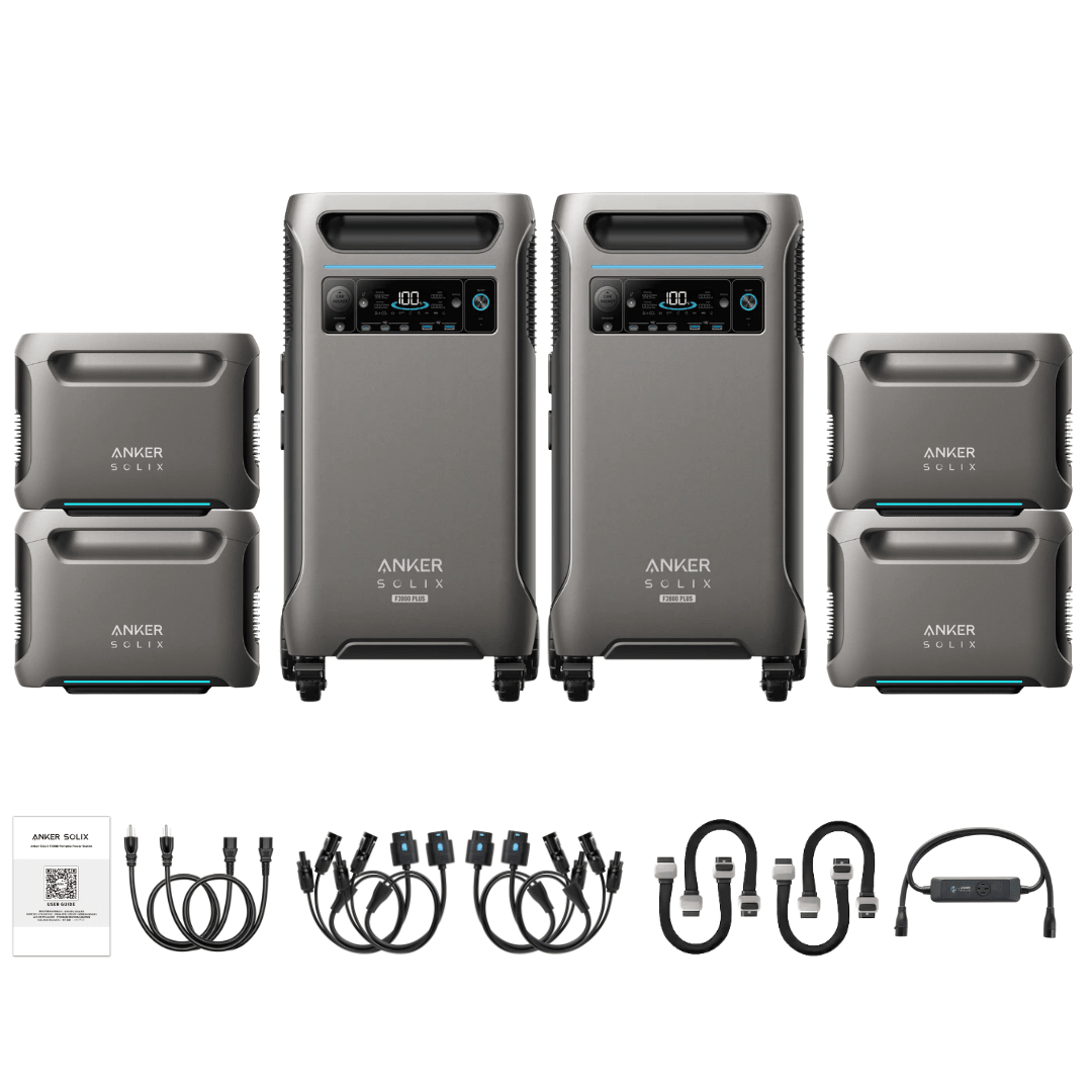 [Double Kit] Anker SOLIX F3800 Plus + Expansion Batteries
