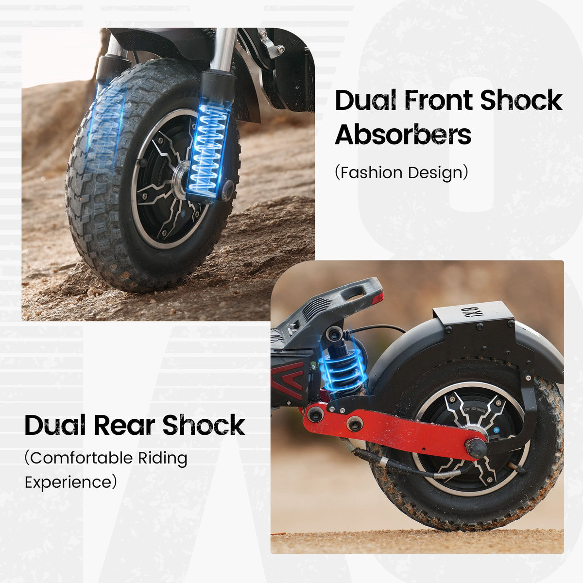 iX8 Off-Road Electric Scooter for Adults 2400W Dual Motor