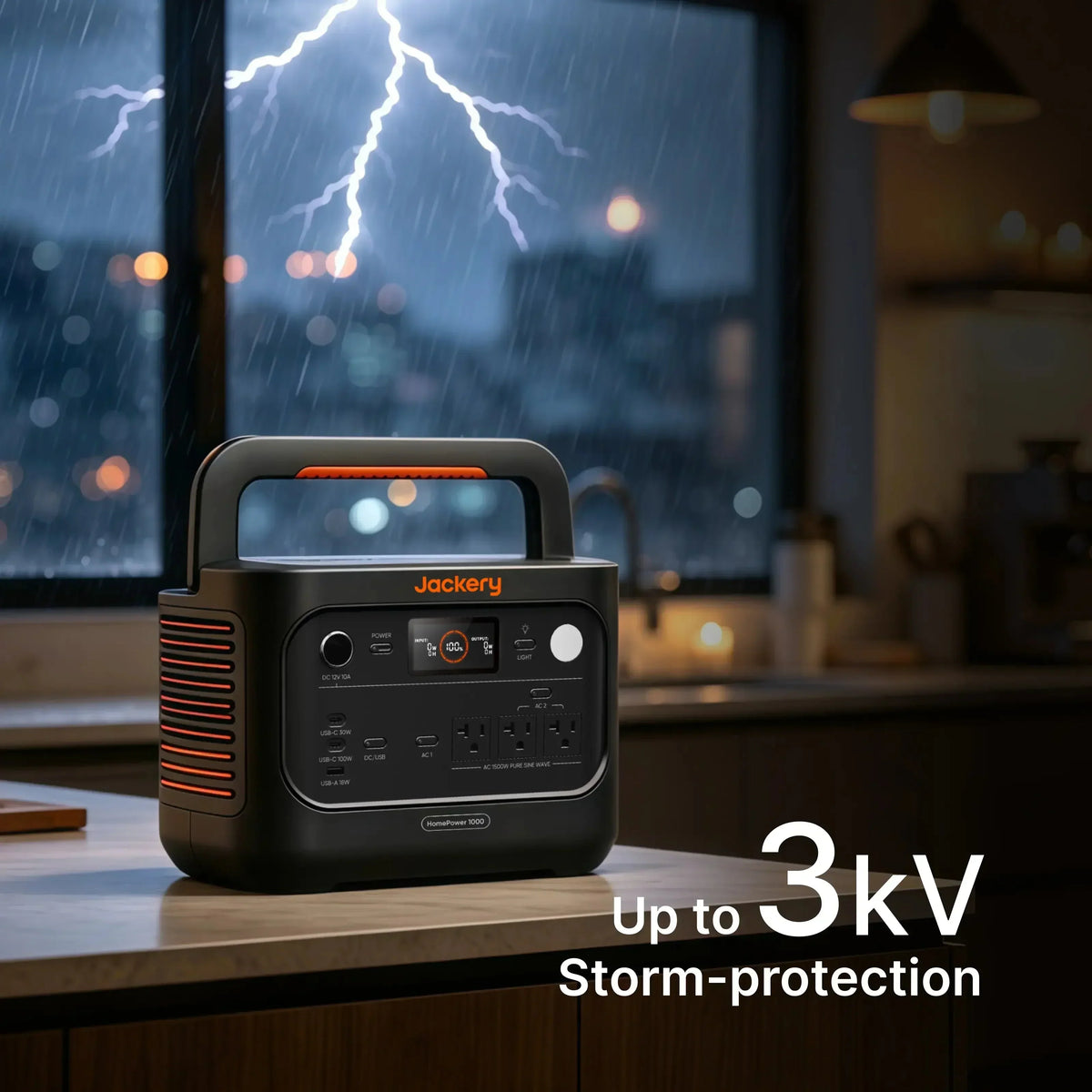 Jackery HomePower 1000 v2 Portable Power Station (White)